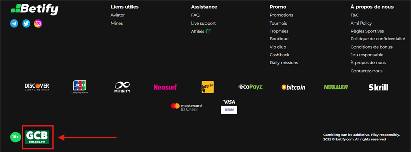 fiabilité et sécurité betify