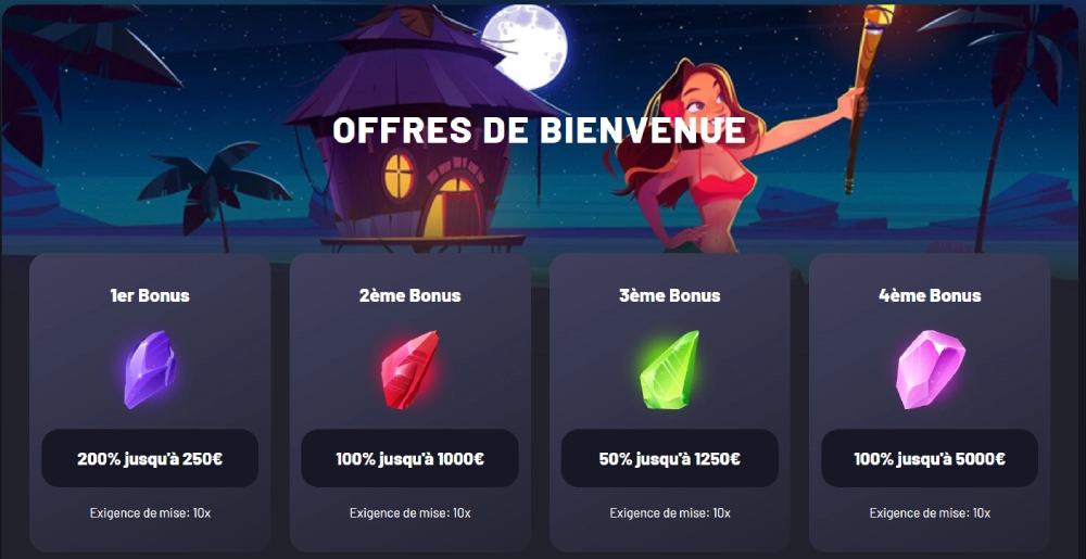 Bonus de bienvenue Seven Casino