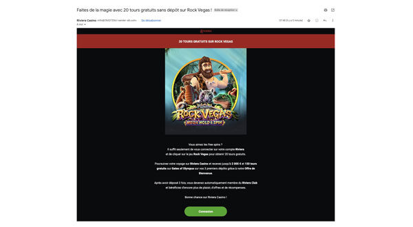 capture d'écran inscription riviera casino etape3