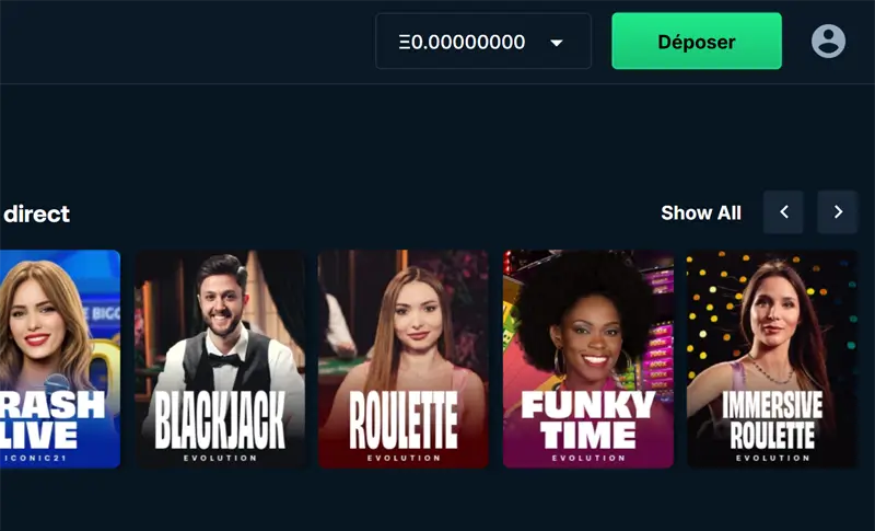 étape 2 déposer dépôt minimum de 1 €