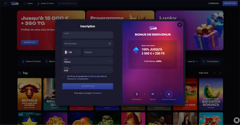 inscription étape 2 spinaura