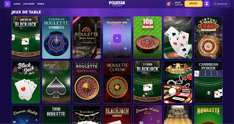 jeux de table polestar