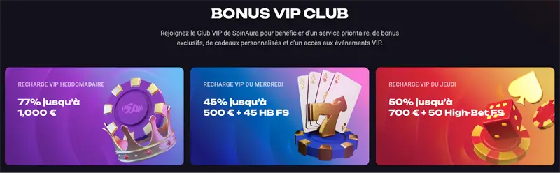 programme vip spinaura