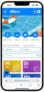version mobile millionz casino