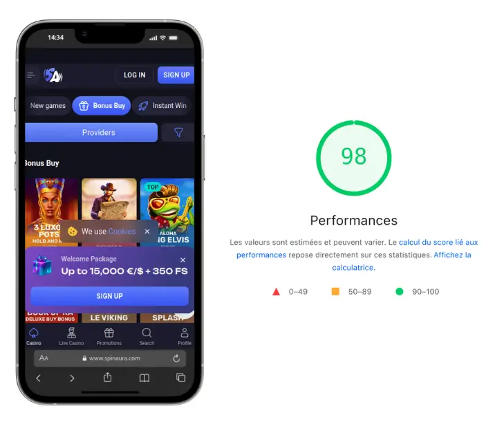 version mobile spinaura