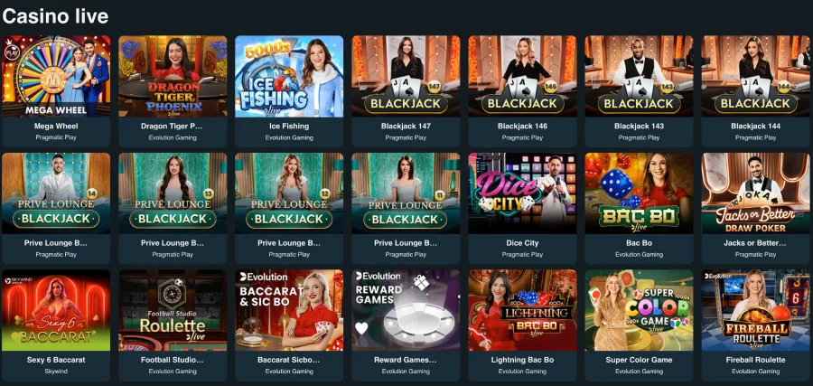 casino live sur PrimeBetz