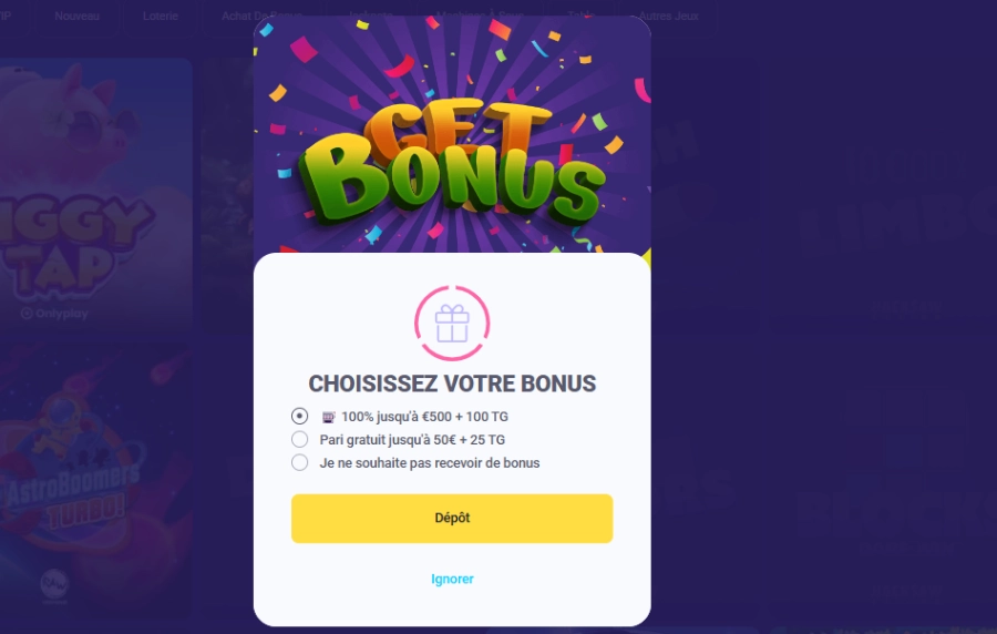 Inscription sur IgoBet Casino étape4