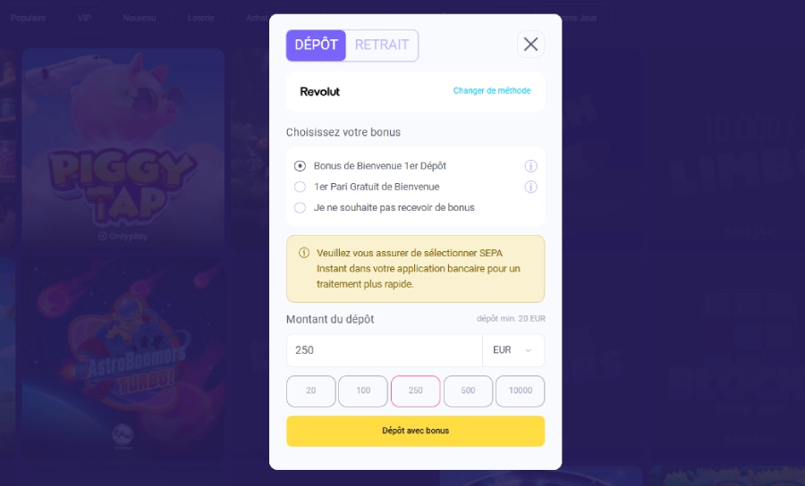 Inscription sur IgoBet Casino étape6