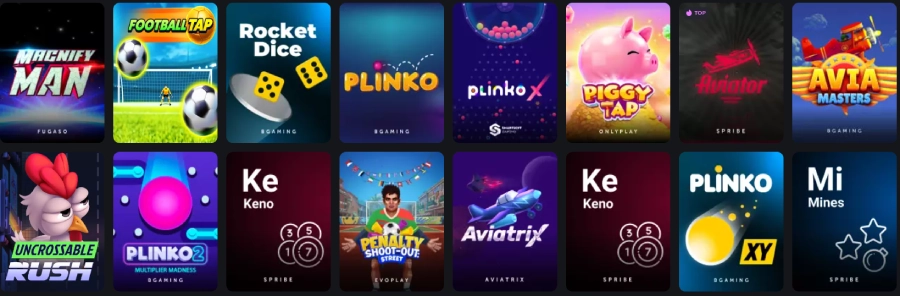 Les mini-jeux sur TrueLuck