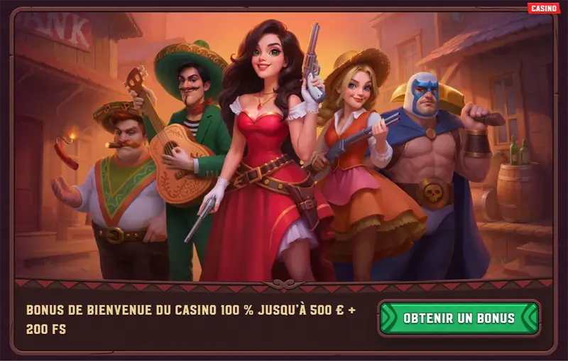 bonus de bienvenue 5gringos