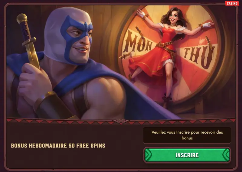 bonus de tours gratuits 5gringos