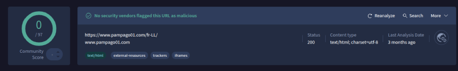 Analyse de la sécurité du casino Pampago