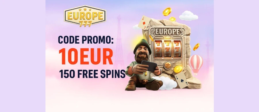 Bonus Free Spins sans dépôt Europe777