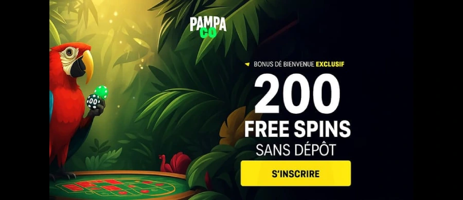Bonus Free Spins sans dépôt PampaGo