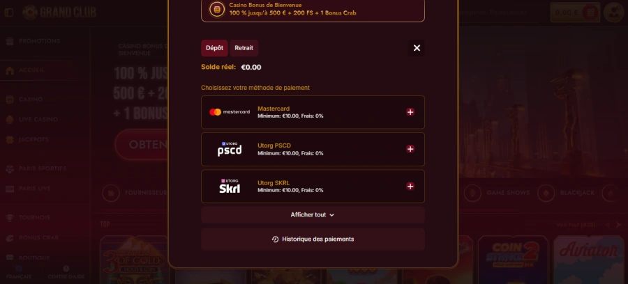 Inscription étape 5 Grandclub