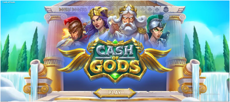 Interface de la machine à sous Cash of Gods