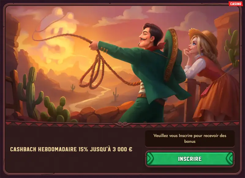 cashback hebdomadaire 5gringos