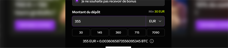 déposer ètape 3 instasino
