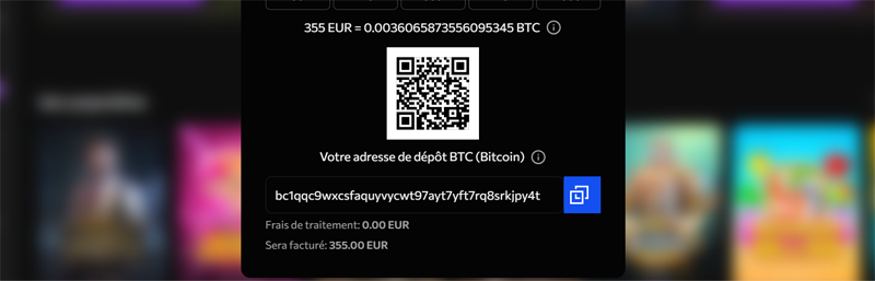 déposer ètape 4 instasino