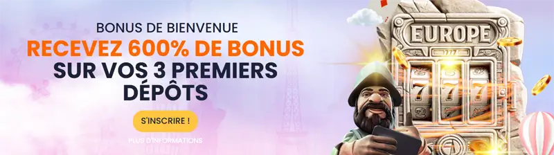 europe777 bonus de 400%