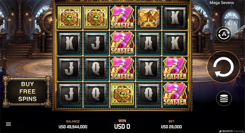 mega sevens bigpot gaming