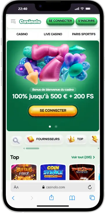 version mobile casinolo