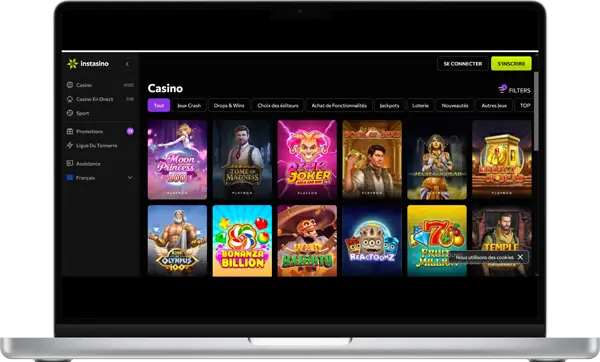 version ordinateur instasino
