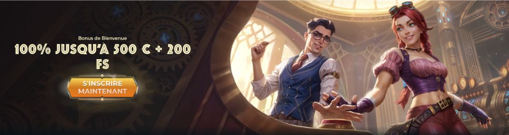 Screenshot du bonus de bienvenue du casino Skrill Monsterwin