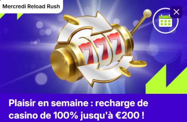 Mercredi Reload Rush sur Upspinz