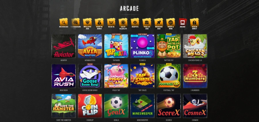 Mini-jeux sur Jokery Casino