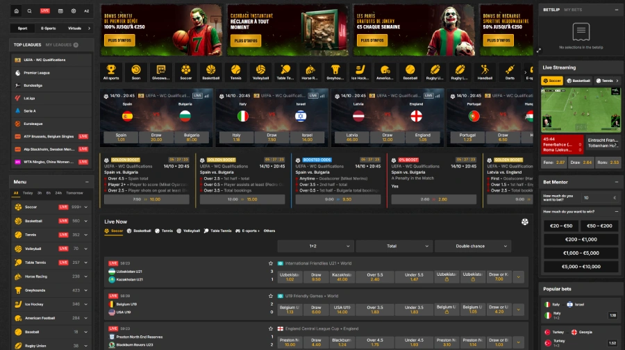 Paris sportifs sur Jokery Casino