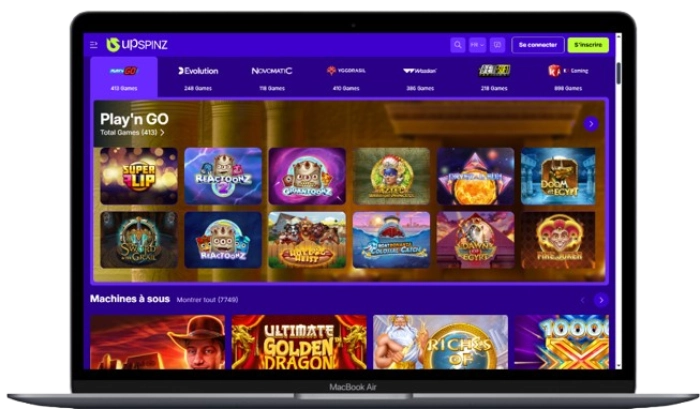 Version ordinateur de Upspinz