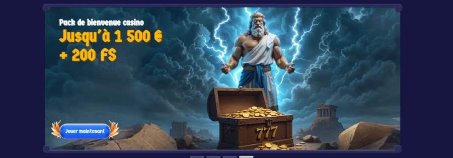 Bonus de bienvenue Zeuswin