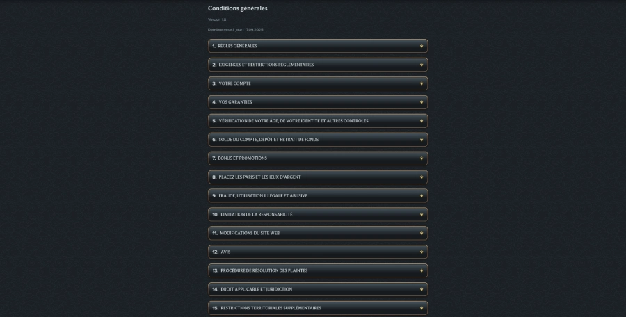 Conditions générales Astromania