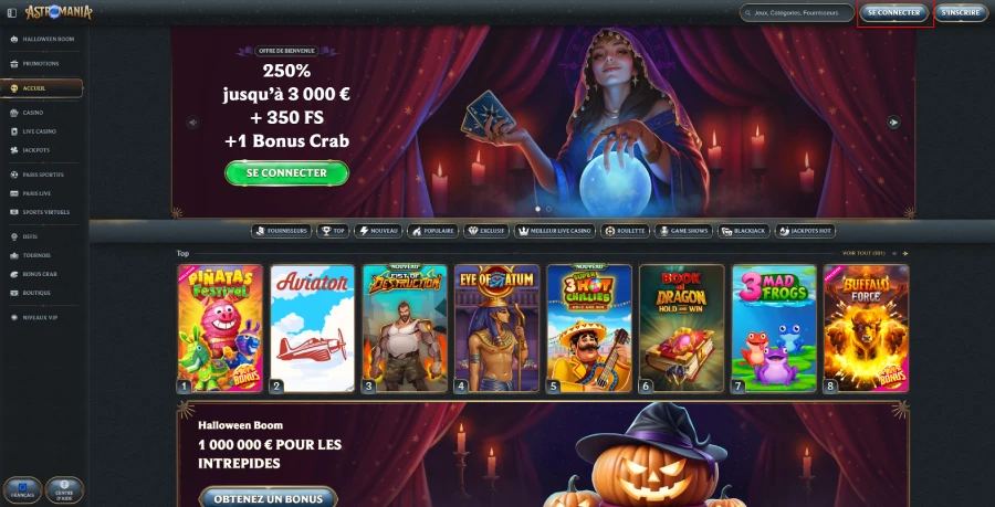 Dépôt étape 1 Astromania