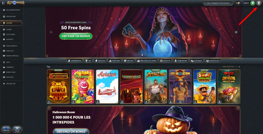 Retrait étape 1 Astromania