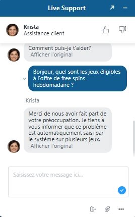 Service client Aquawin