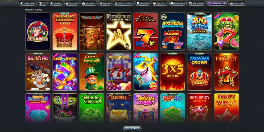 Machines à sous Astromania