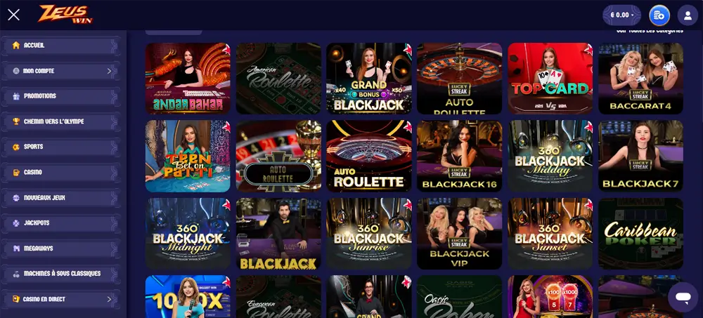 casino live zeuswin casino