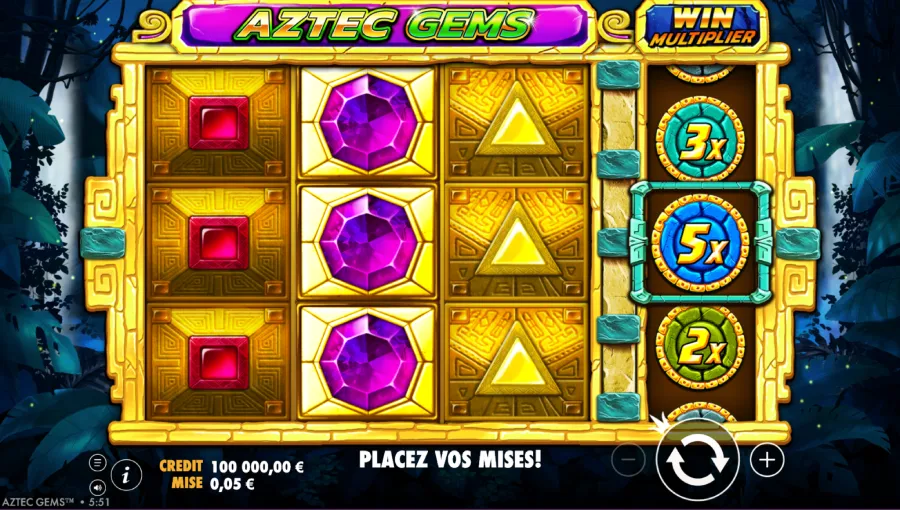 Aztec Gems Casino bonus 200%