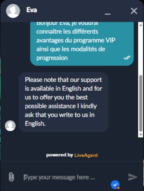 Service client de Uspin Casino