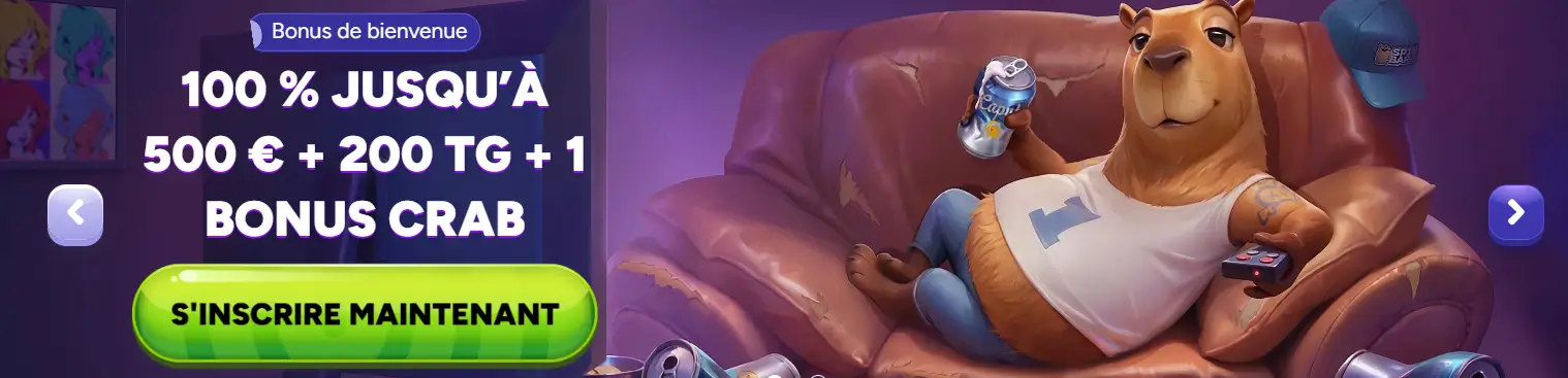 bonus de bienvenue spinbara