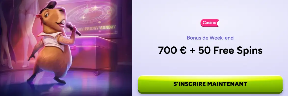 bonus du week end spinbara