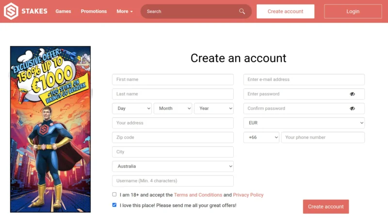 Bonus de bienvenue Stakes novembre 2025