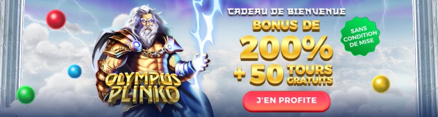 Bonus de bienvenue Spin Dynasty
