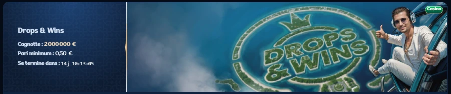 Tournoi Drops & Wins Millioner