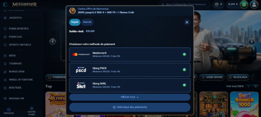 Inscription étape 5 Millioner