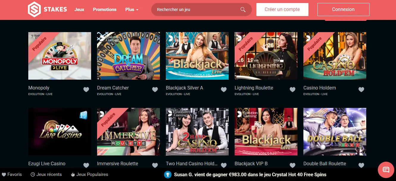 casino live stakes casino