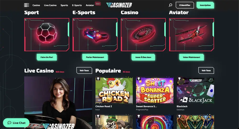 casinozer casino neosurf