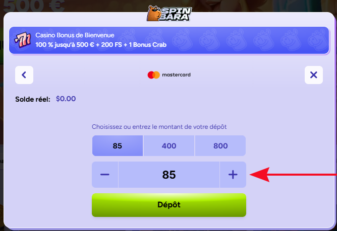 dépôt étape 3 spinbara